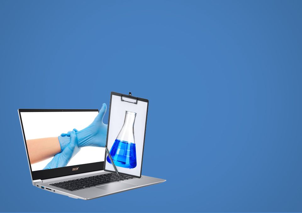 رضایت‌سنجی مراجعان به آزمایشگاه