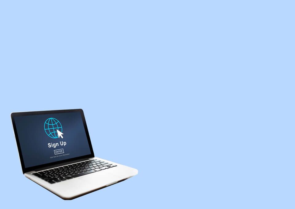 فرم ثبت‌نام در سایت