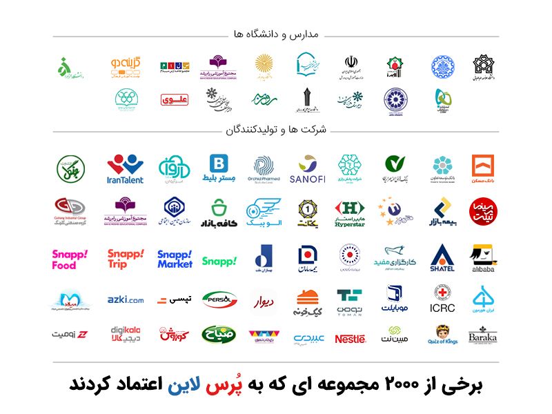 مشتریان و کاربران پرس لاین