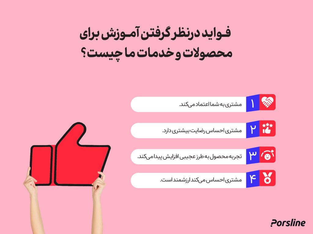 نقش آموزش در تجربه محصول
